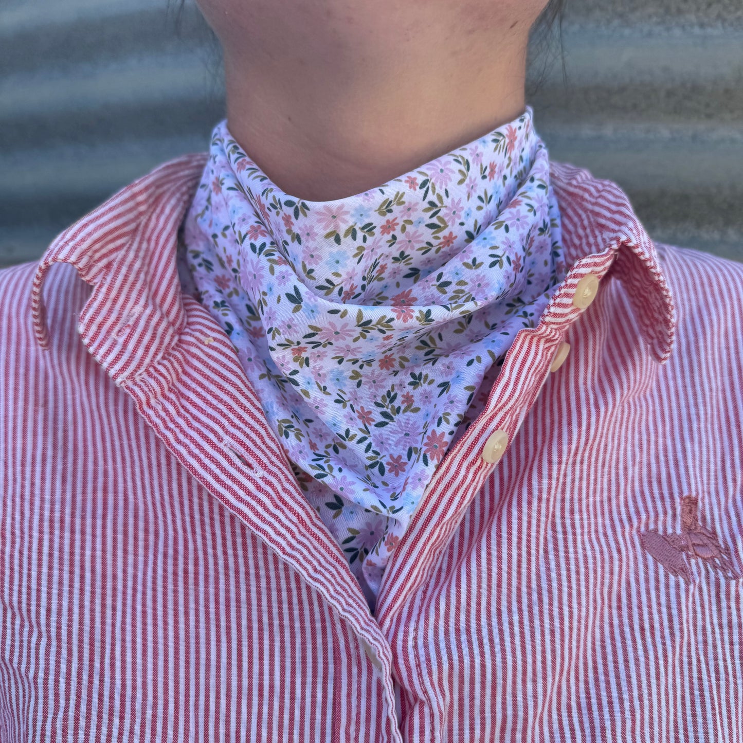 Pastel Blooms - Adult Neck Scarf