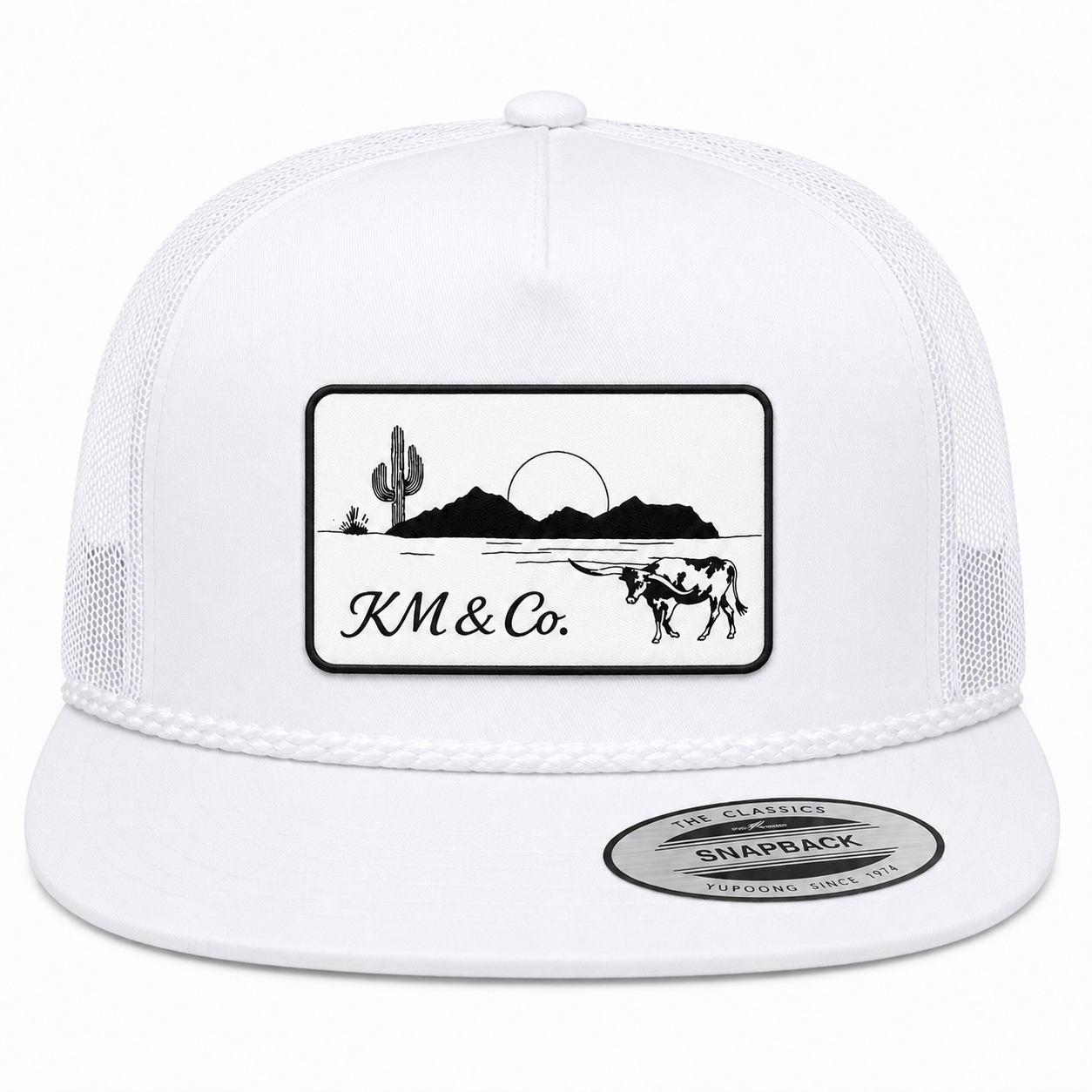 PRE-ORDER - MESH Black & White Untamed Outlaw - WHITE
