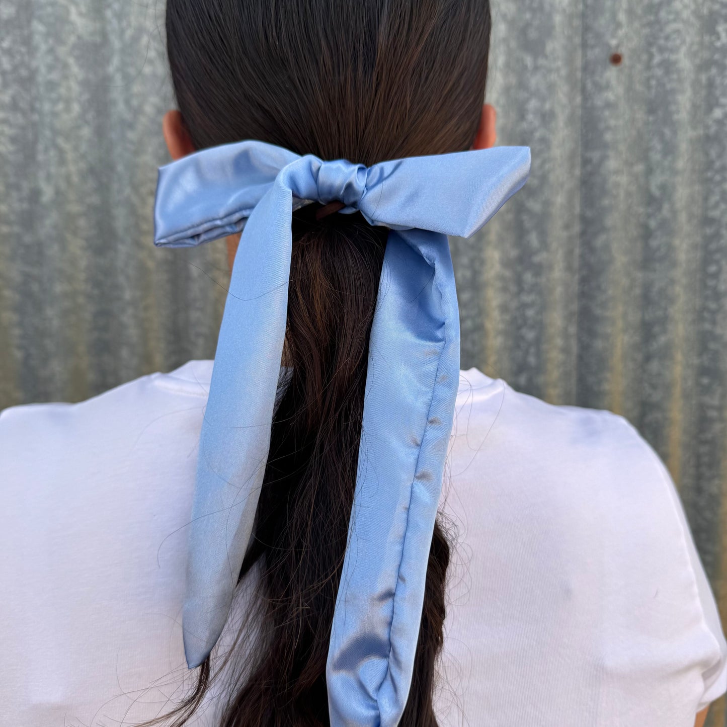 Icy Blue Satin - Tie