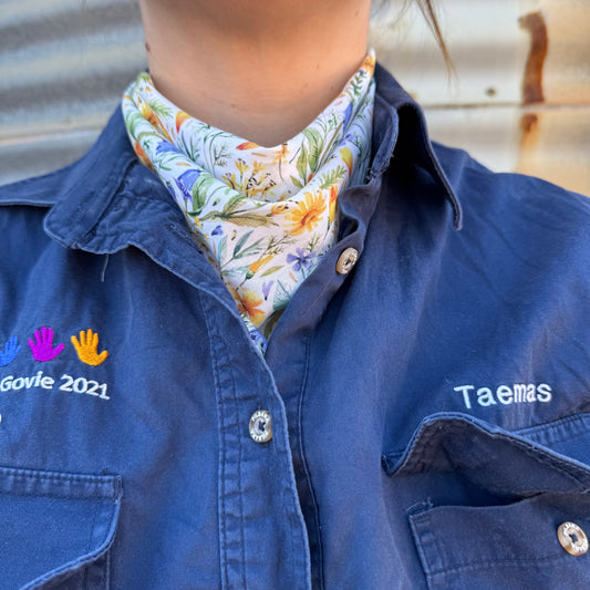 Native floral - Adult Neck Scarf