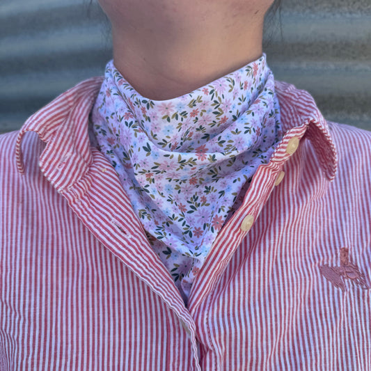 Pastel Blooms - Adult Neck Scarf