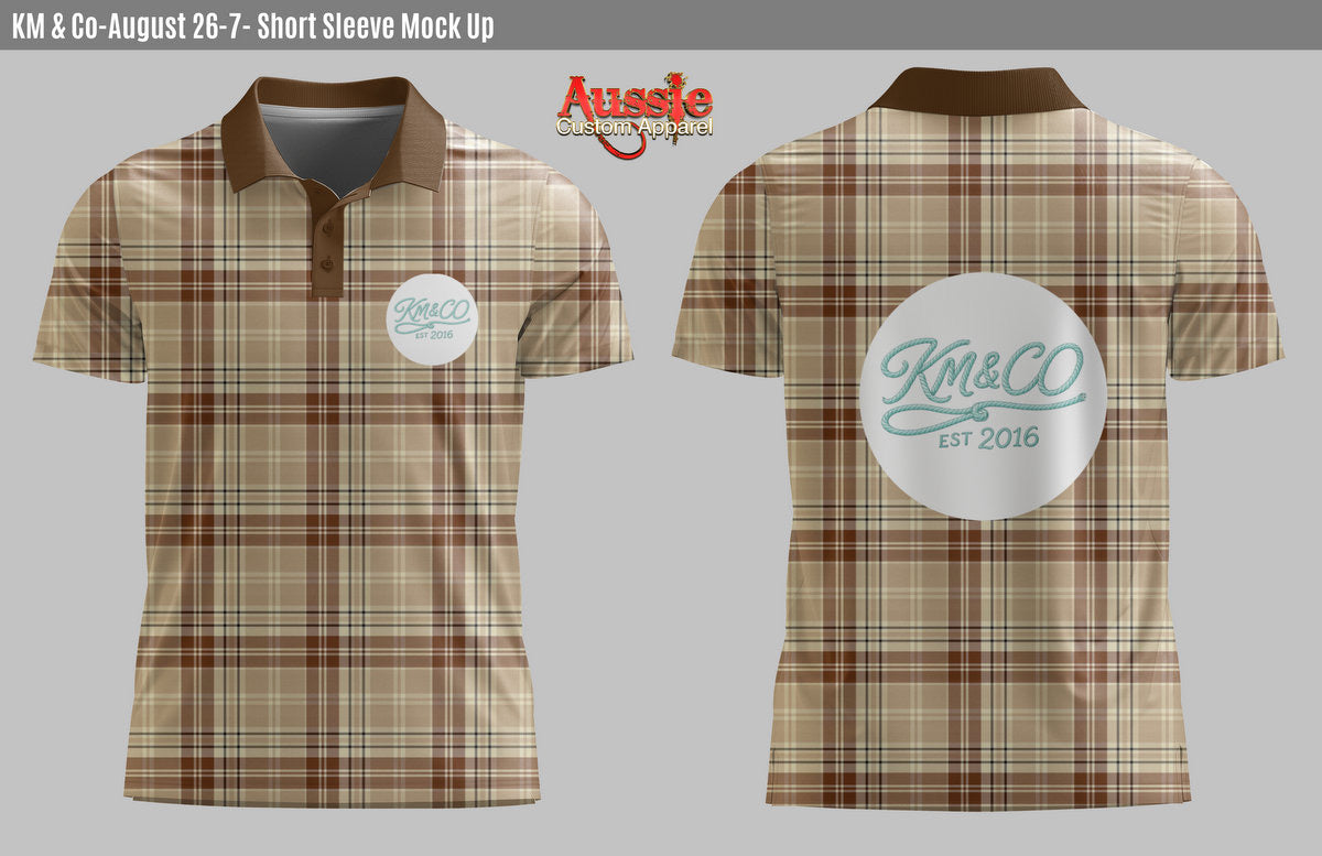 PRE-ORDER - Chocolate Gingham Fishing Shirt