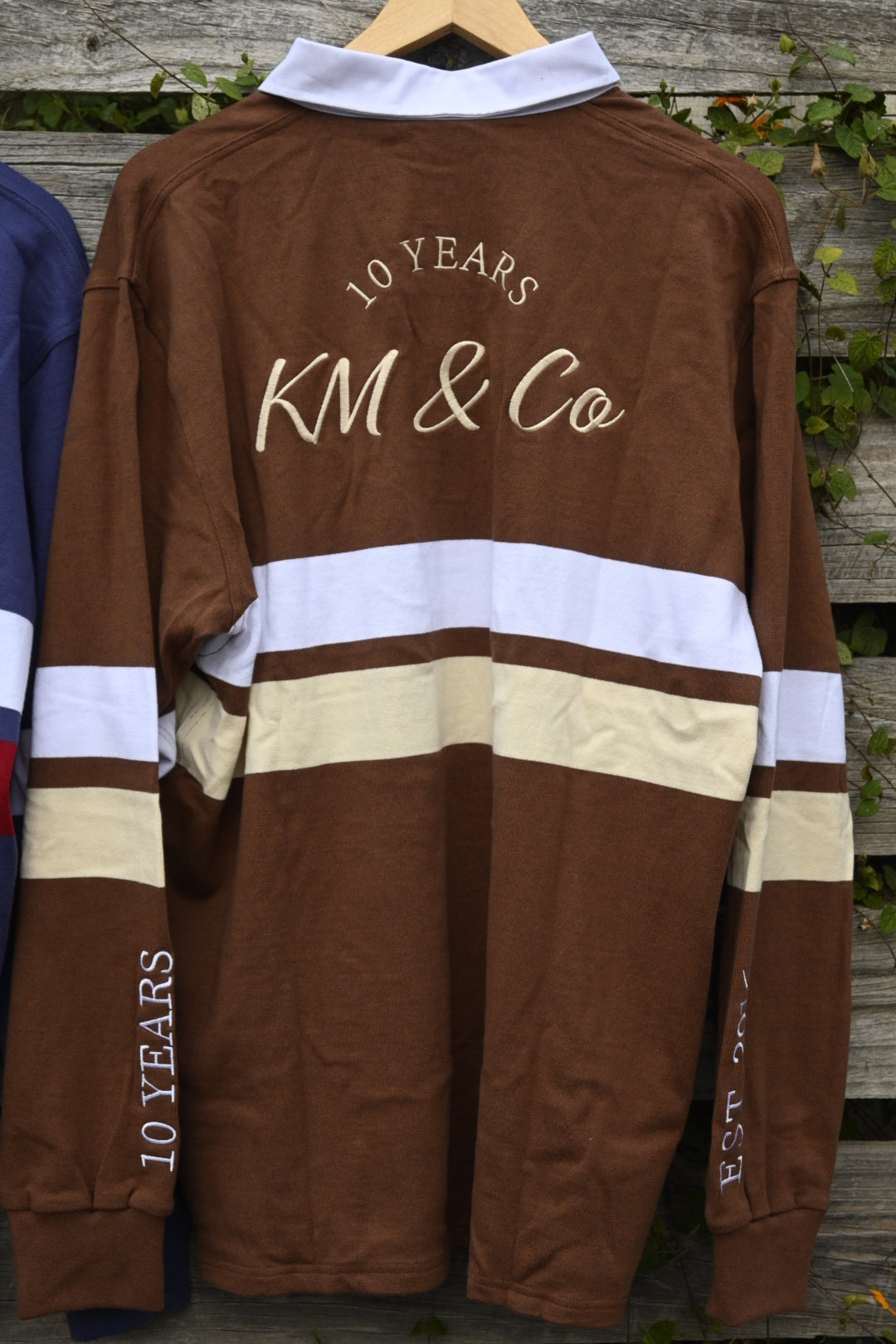 Brown, Cream & White - Rugby Jumper