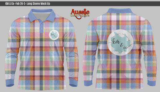 PRE-ORDER - Multicheck KM & Co fishing shirt