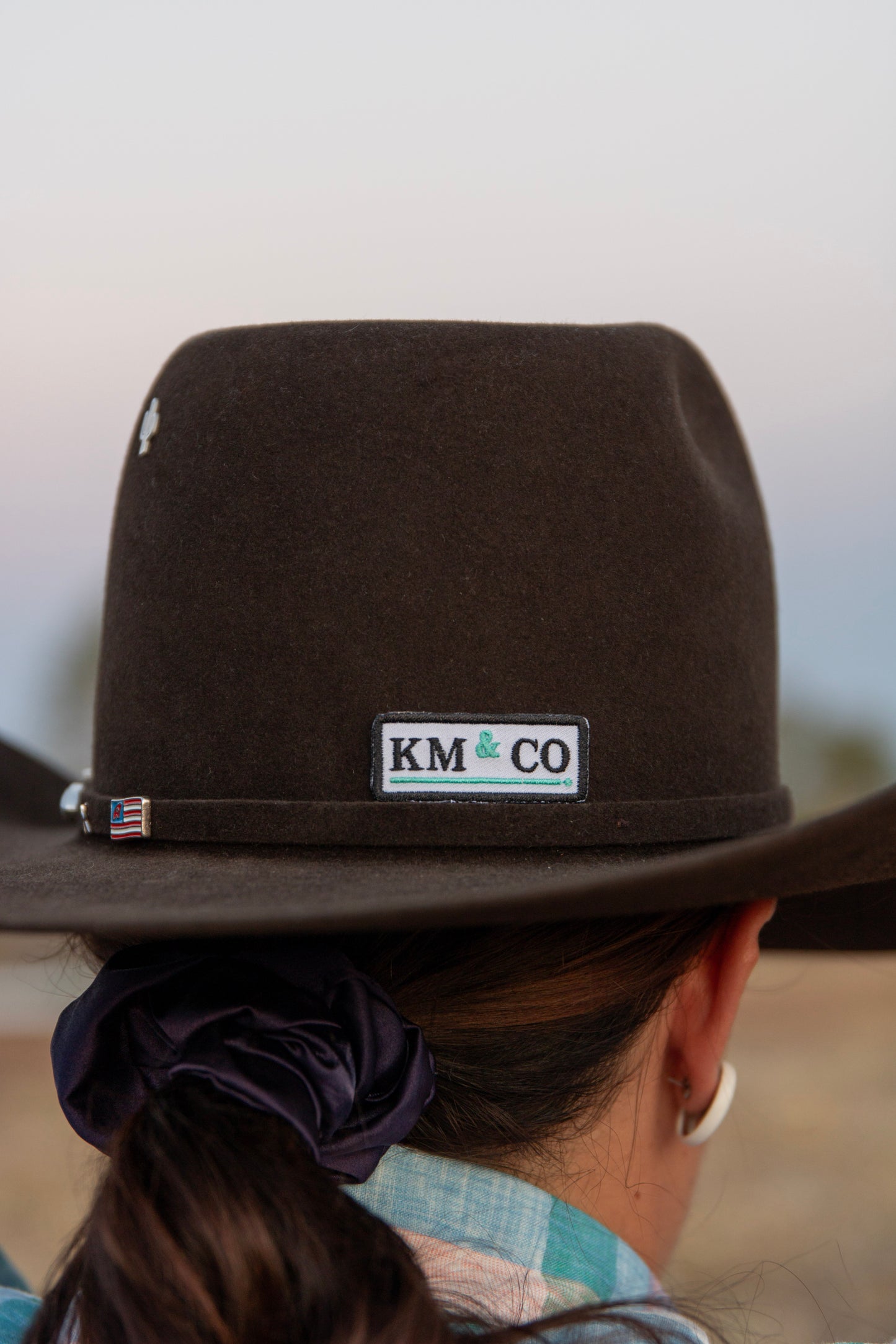 KM & Co Rectangle Hat Patch