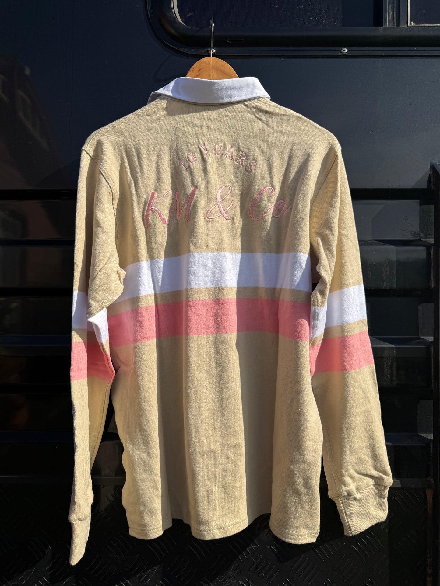 Cream, White & Peach - Rugby Jumper