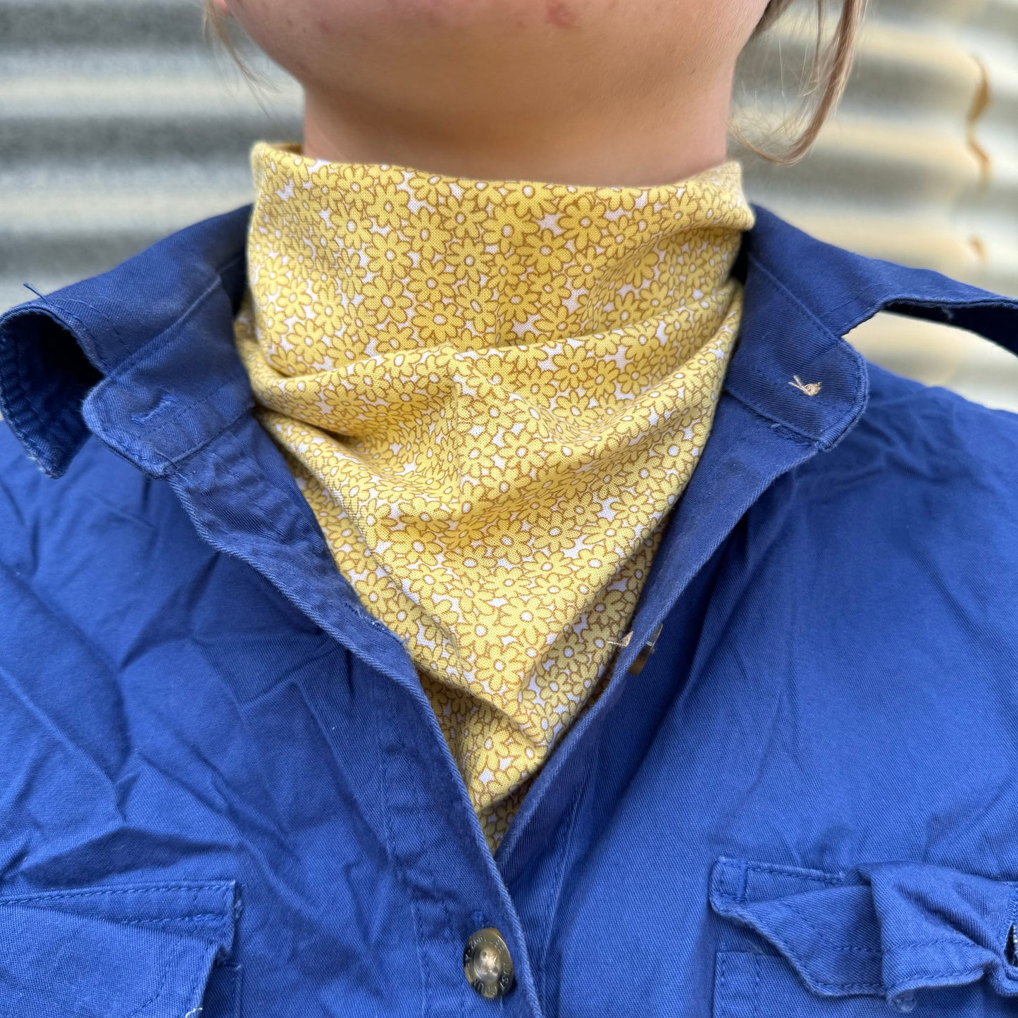 Yellow Daisy - Adult Neck Scarf