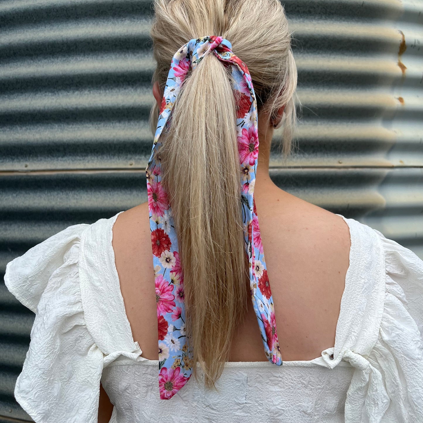 Blue & Red Floral - Tie