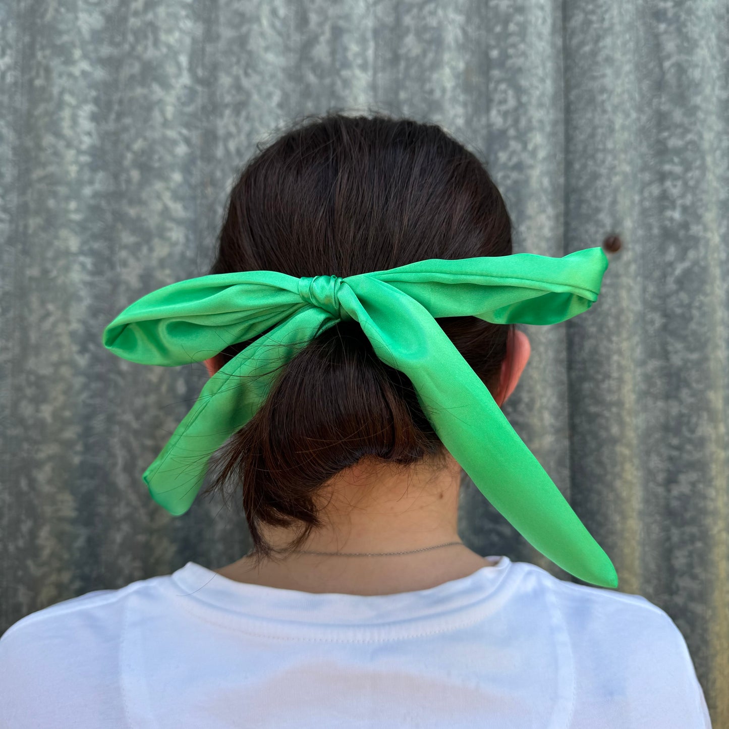 Bright Green Silk - Tie