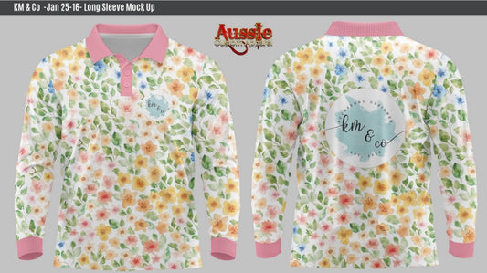 Sunflower KM & Co fishing shirt - LONG SLEEVE