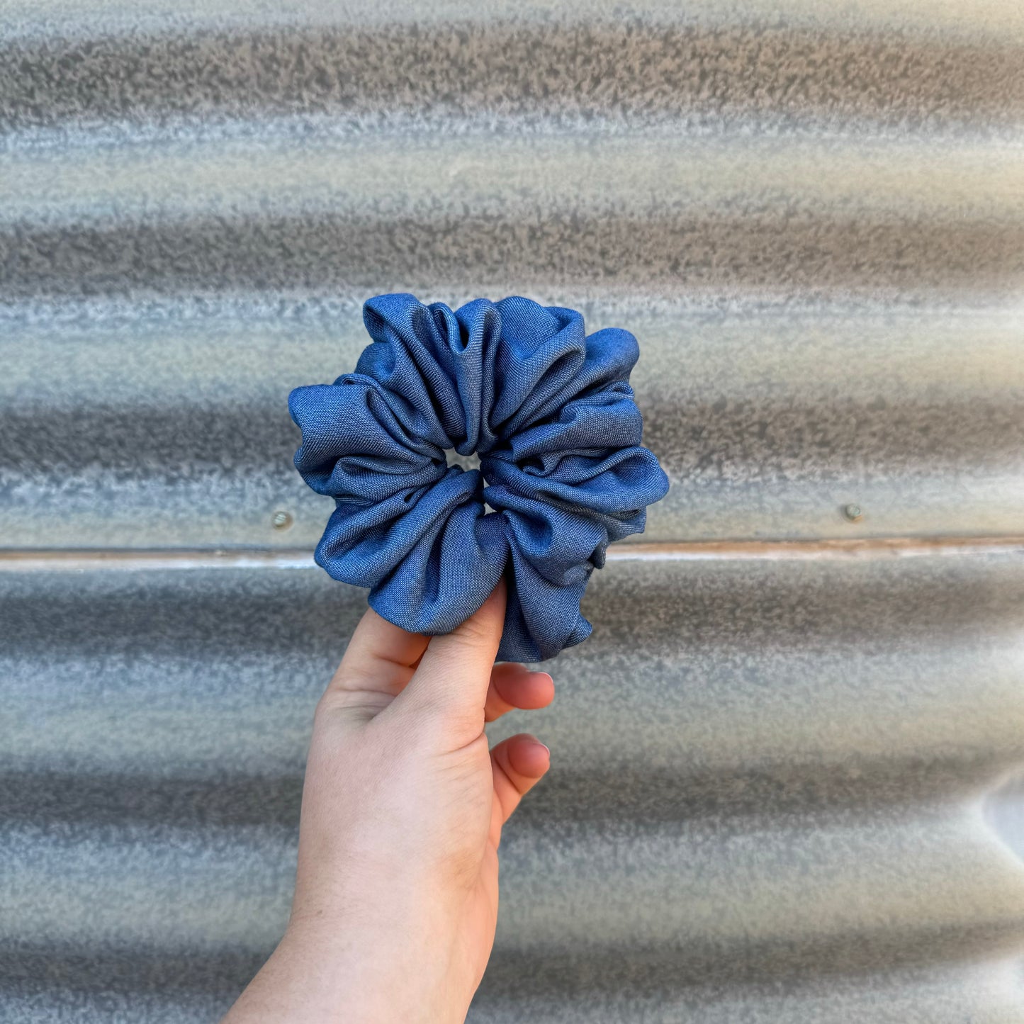 Dark Wash Denim - Scrunchie