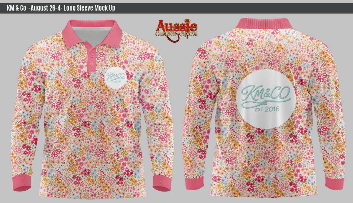 PRE-ORDER - Pink Floral Fishing Shirt
