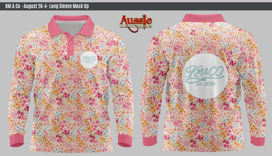 PRE-ORDER - Pink Floral Fishing Shirt