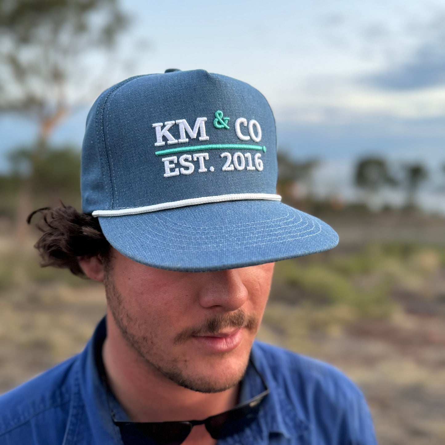 Denim KM & Co Cap