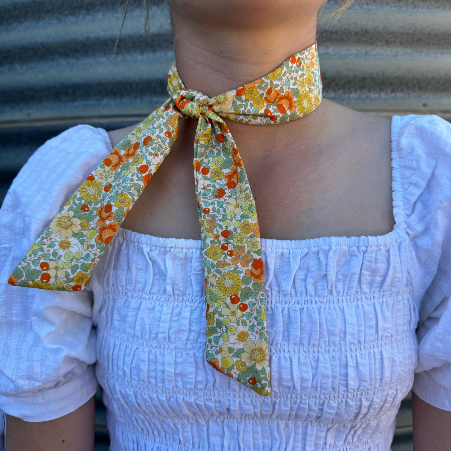 Yellow Floral - Tie