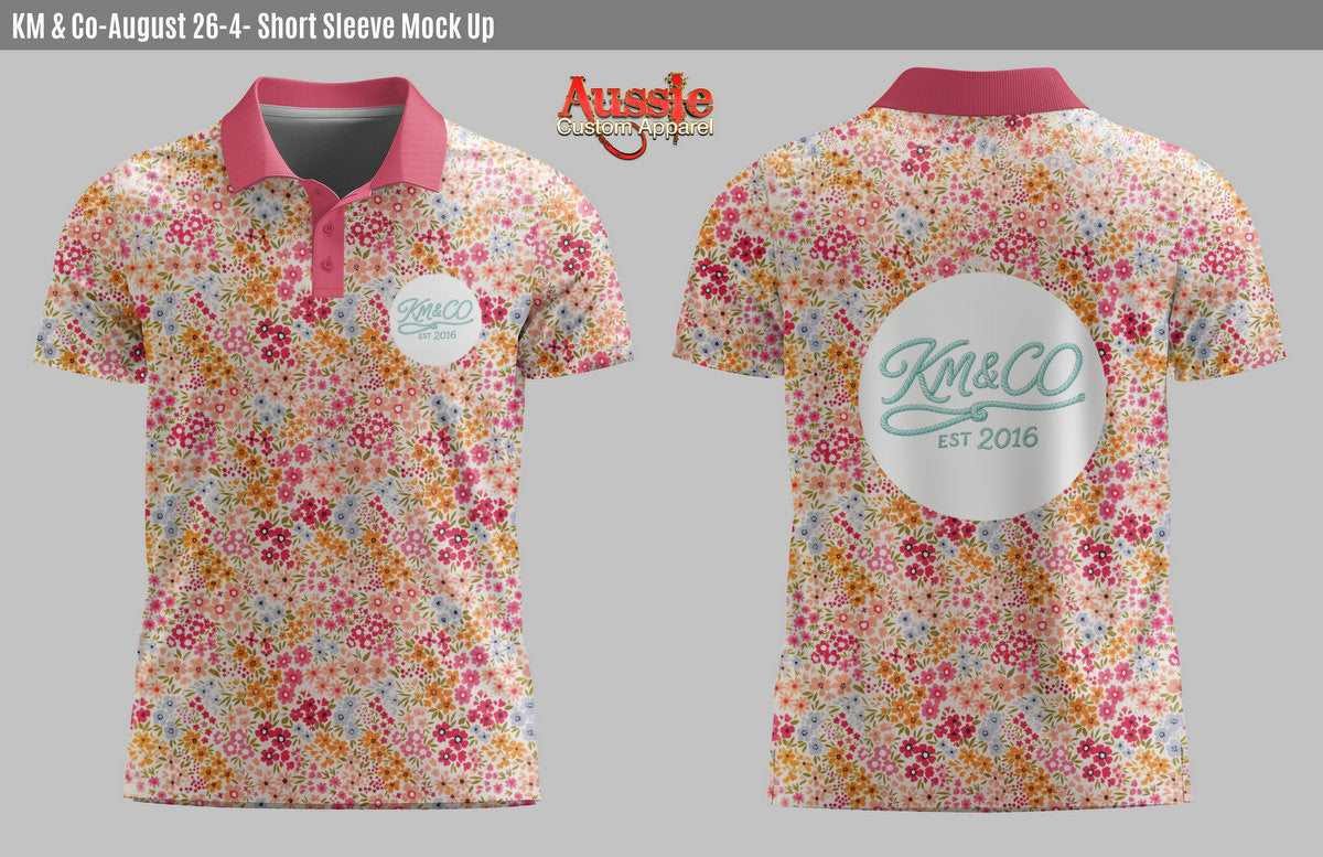 PRE-ORDER - Pink Floral Fishing Shirt