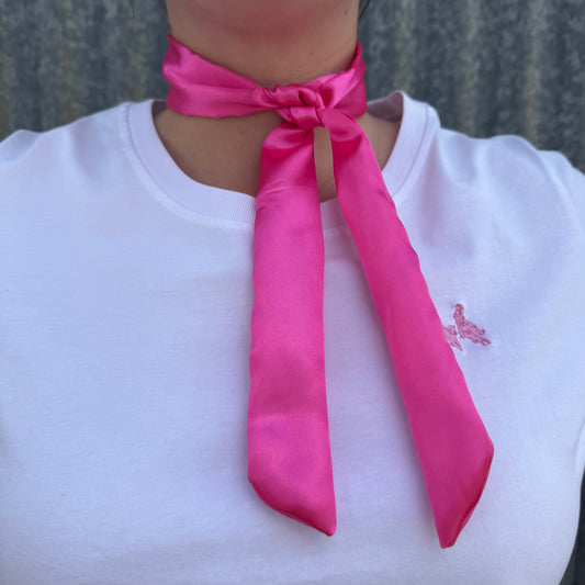 Hot Pink Silk - Tie