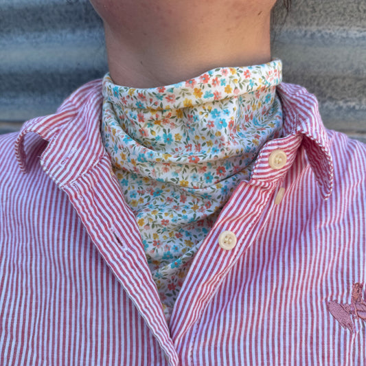 Coloured Daisies - Adult Neck Scarf