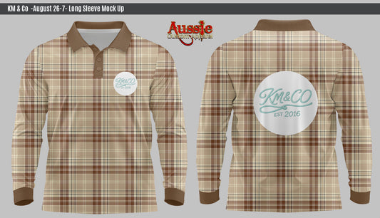 PRE-ORDER - Chocolate Gingham Fishing Shirt