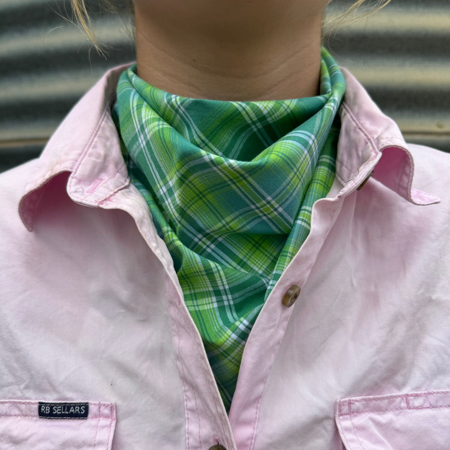 Green Tartan - Scarf