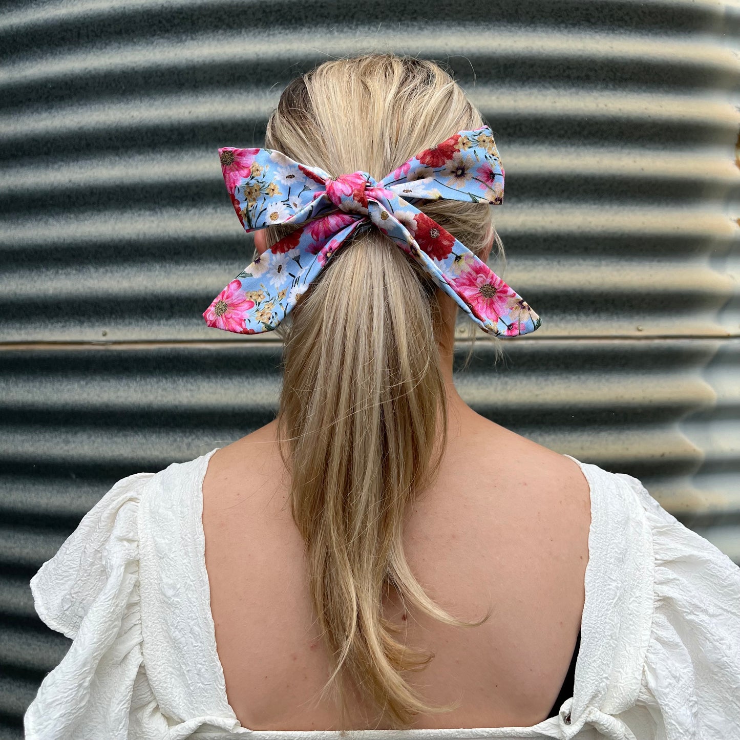 Blue & Red Floral - Tie