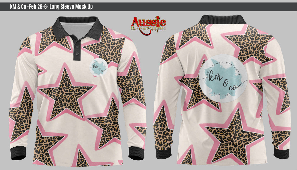 PRE-ORDER - Leopard KM & Co Fishing Shirt