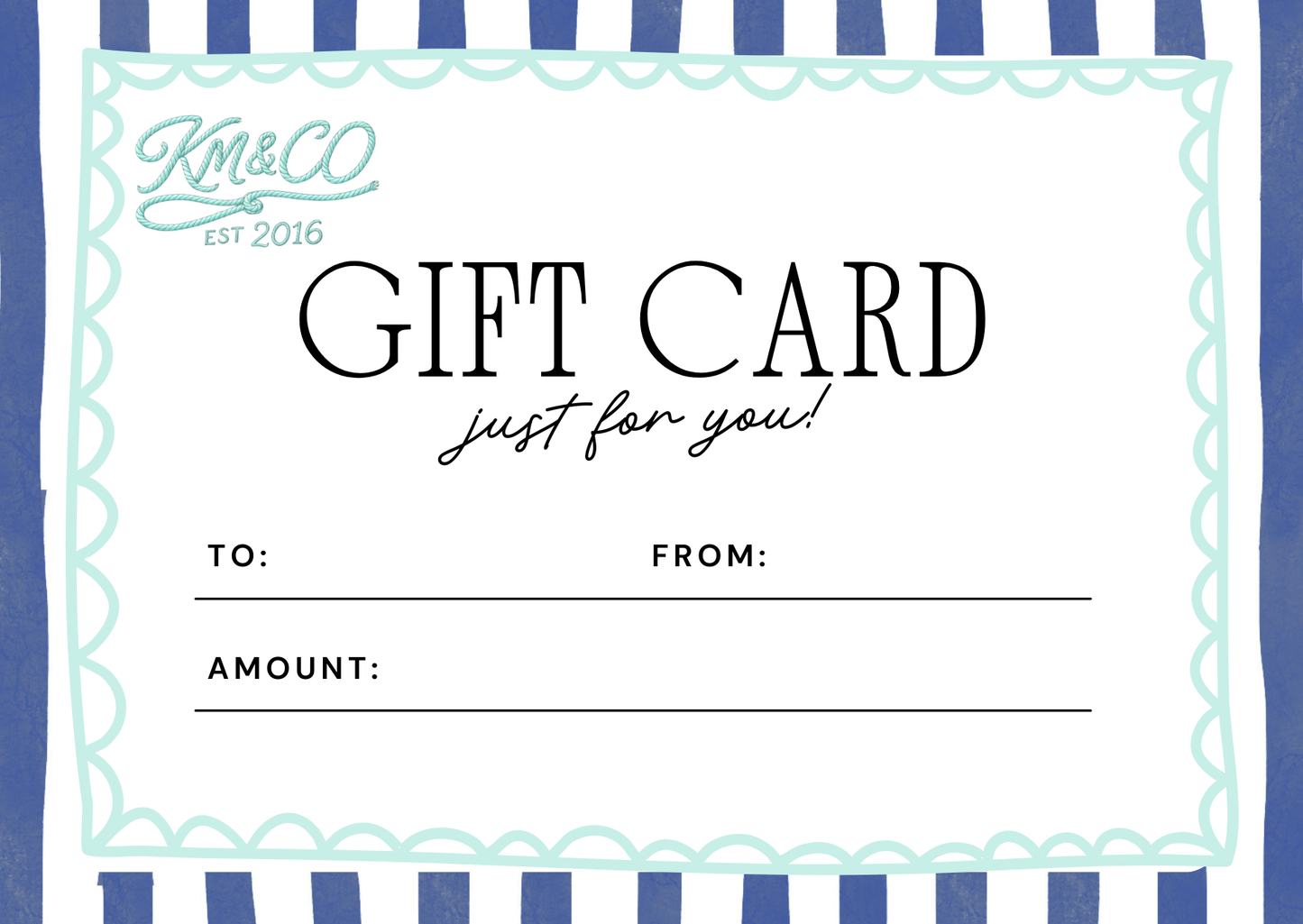 KM & Co Gift Card