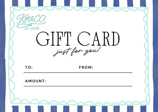 KM & Co Gift Card