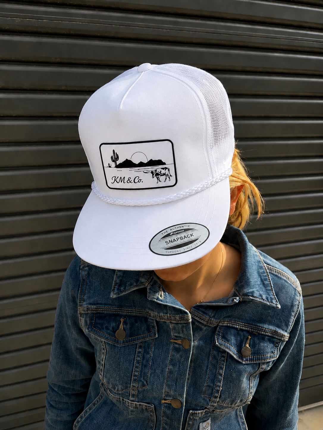 PRE-ORDER - MESH Black & White Untamed Outlaw - WHITE