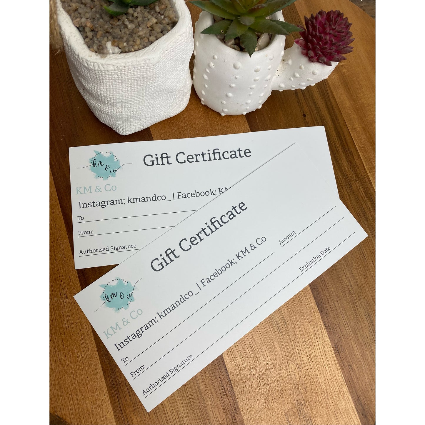 Gift Certificate